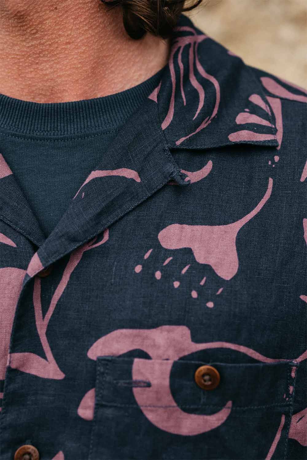 ATLAS SS SHIRT Navy/Fig