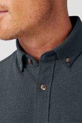 CITY FLANNEL Navy Heather