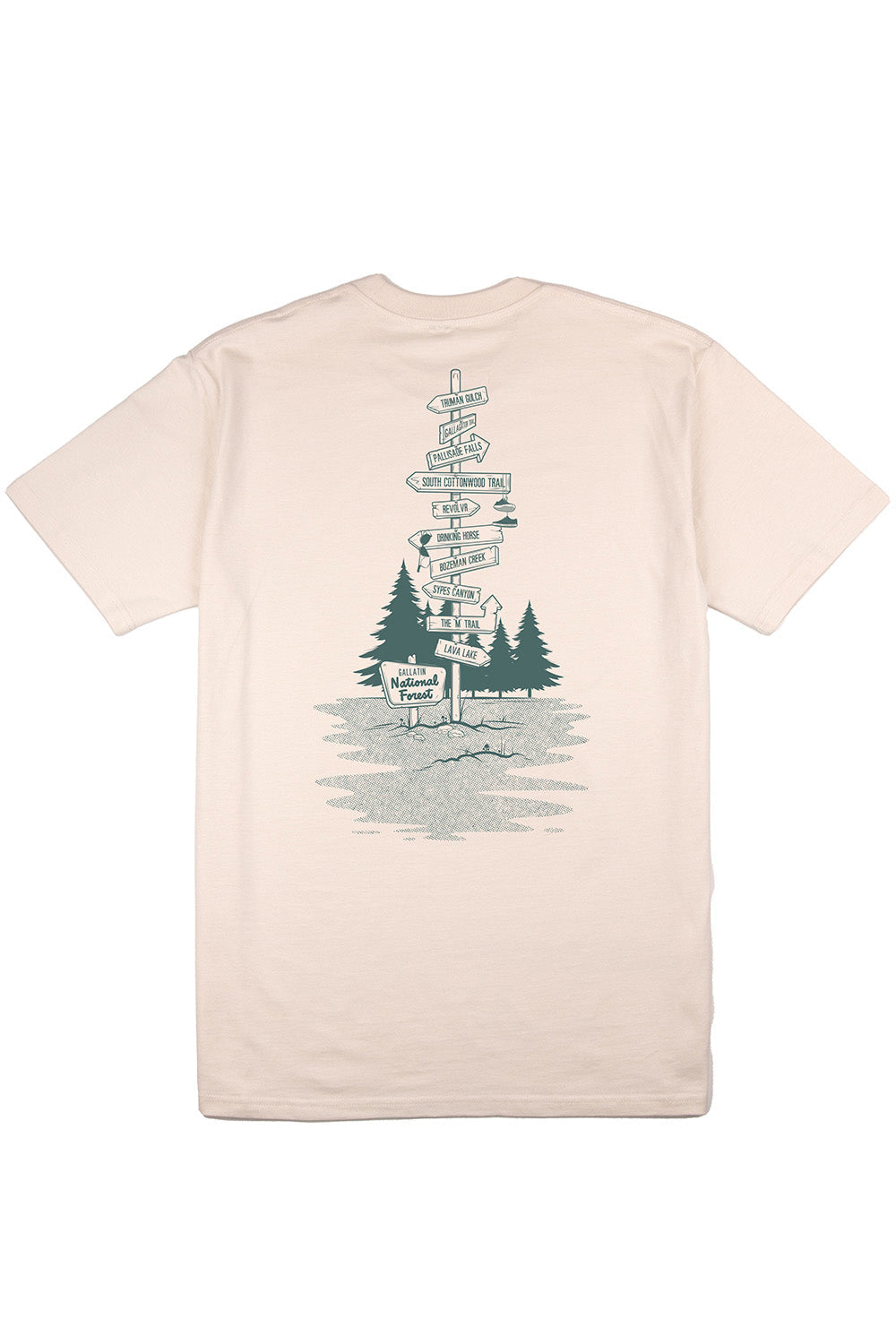 BOZEMAN HAPPY TRAILS TEE
