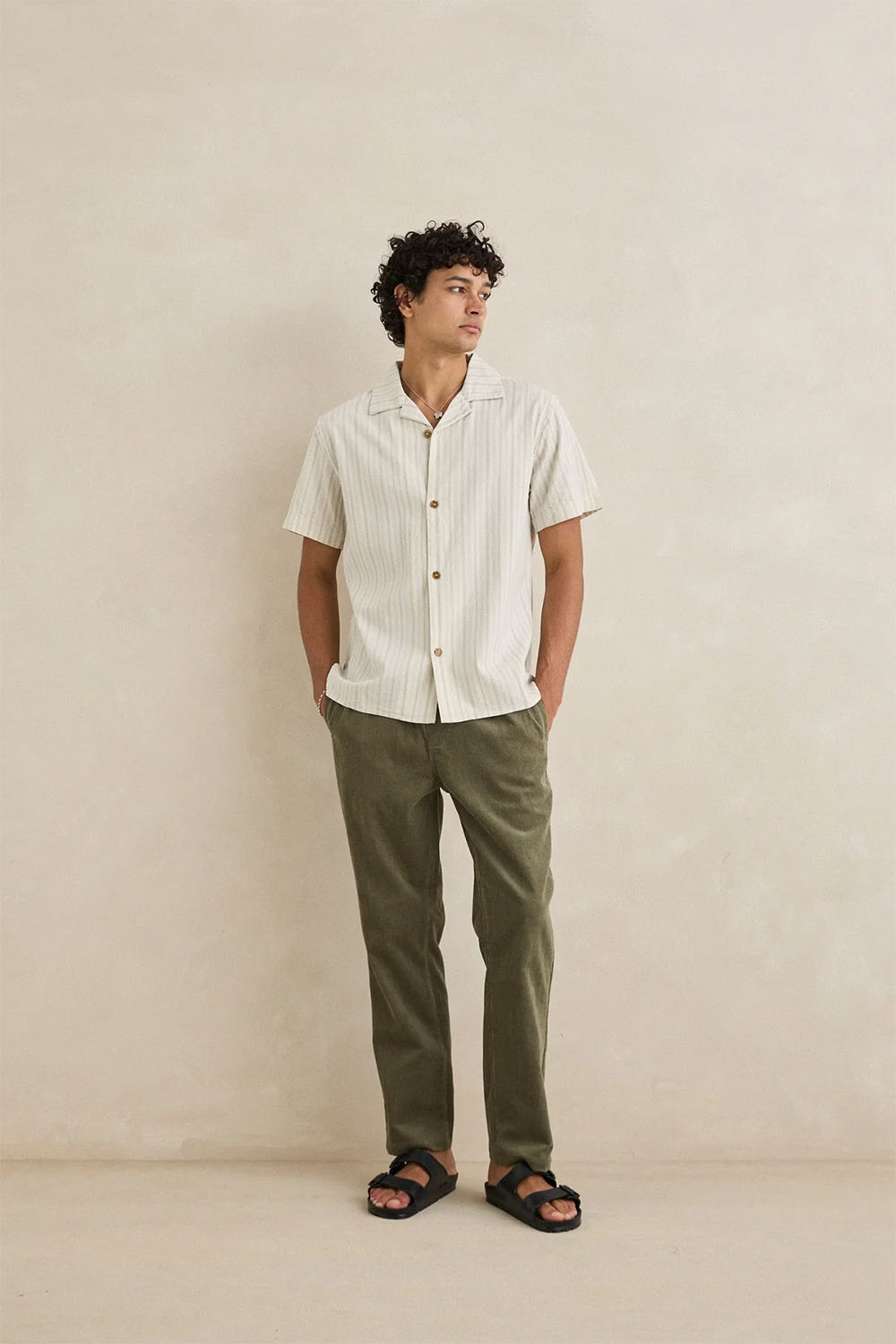 CORD JAM PANT Olive