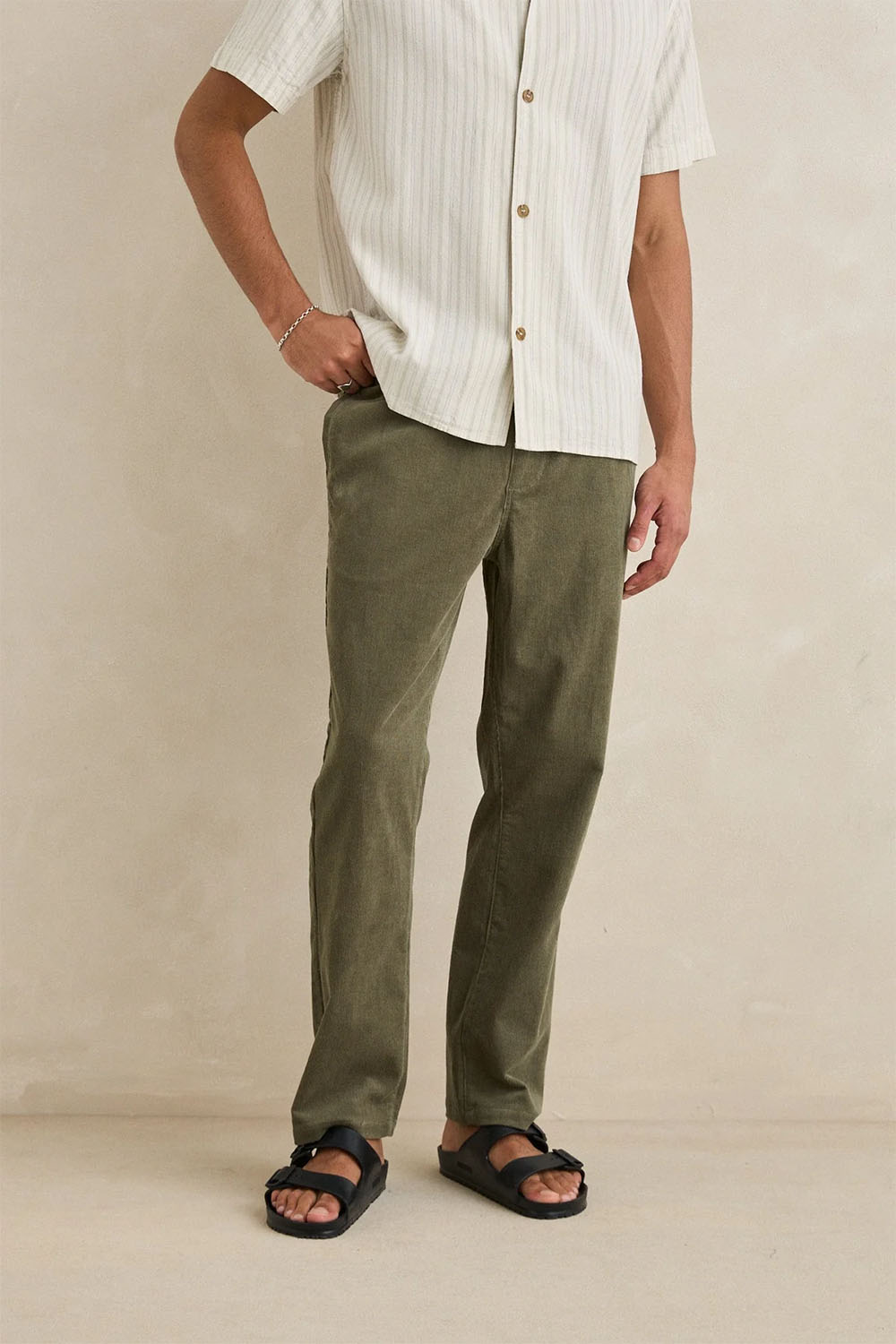 CORD JAM PANT Olive
