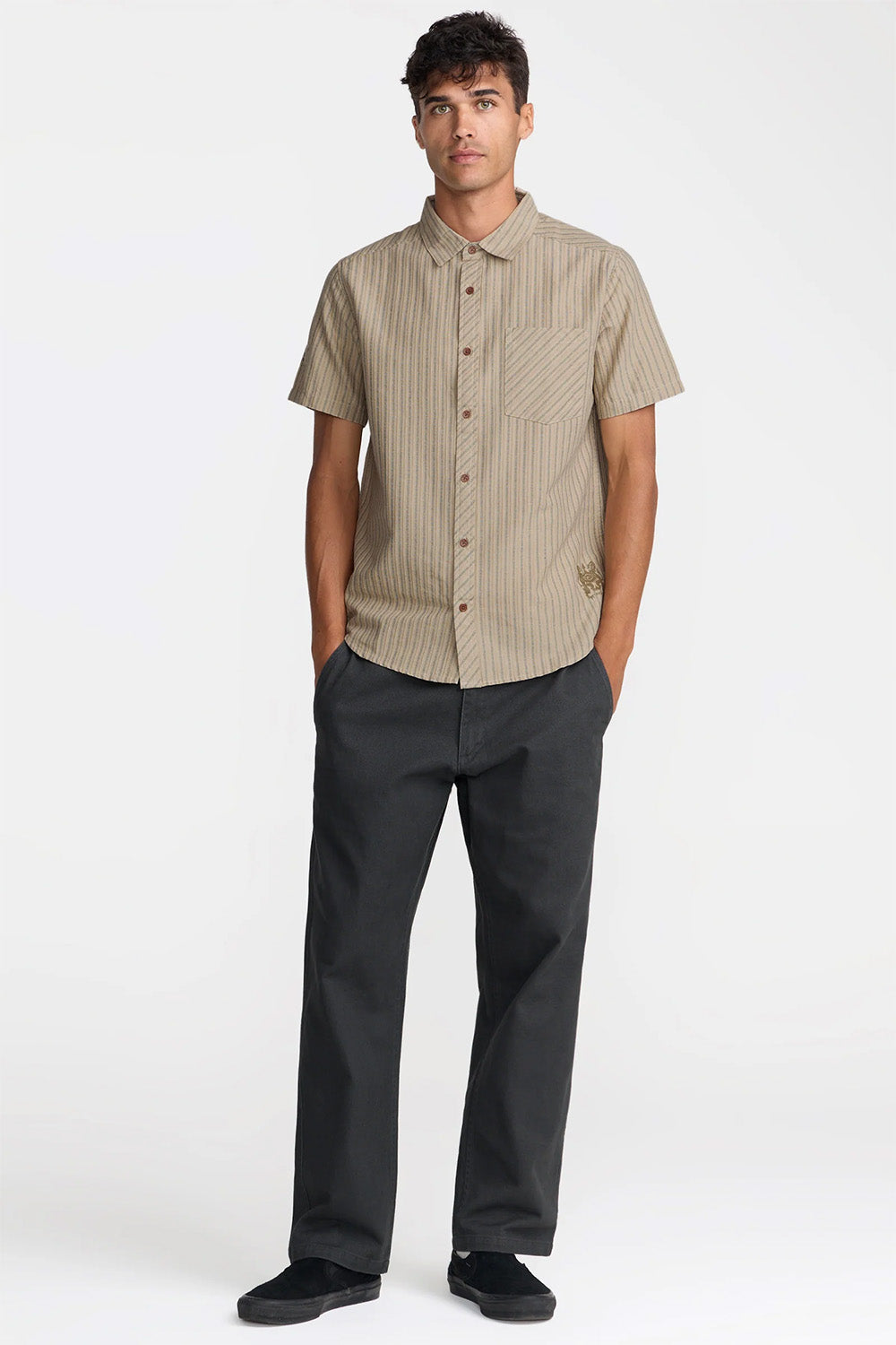 ARCHIVE STRIPE SS Light Khaki