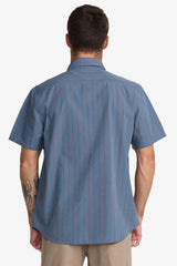 DAYSHIFT WORKWEAR STRIPE SS Vintage Navy