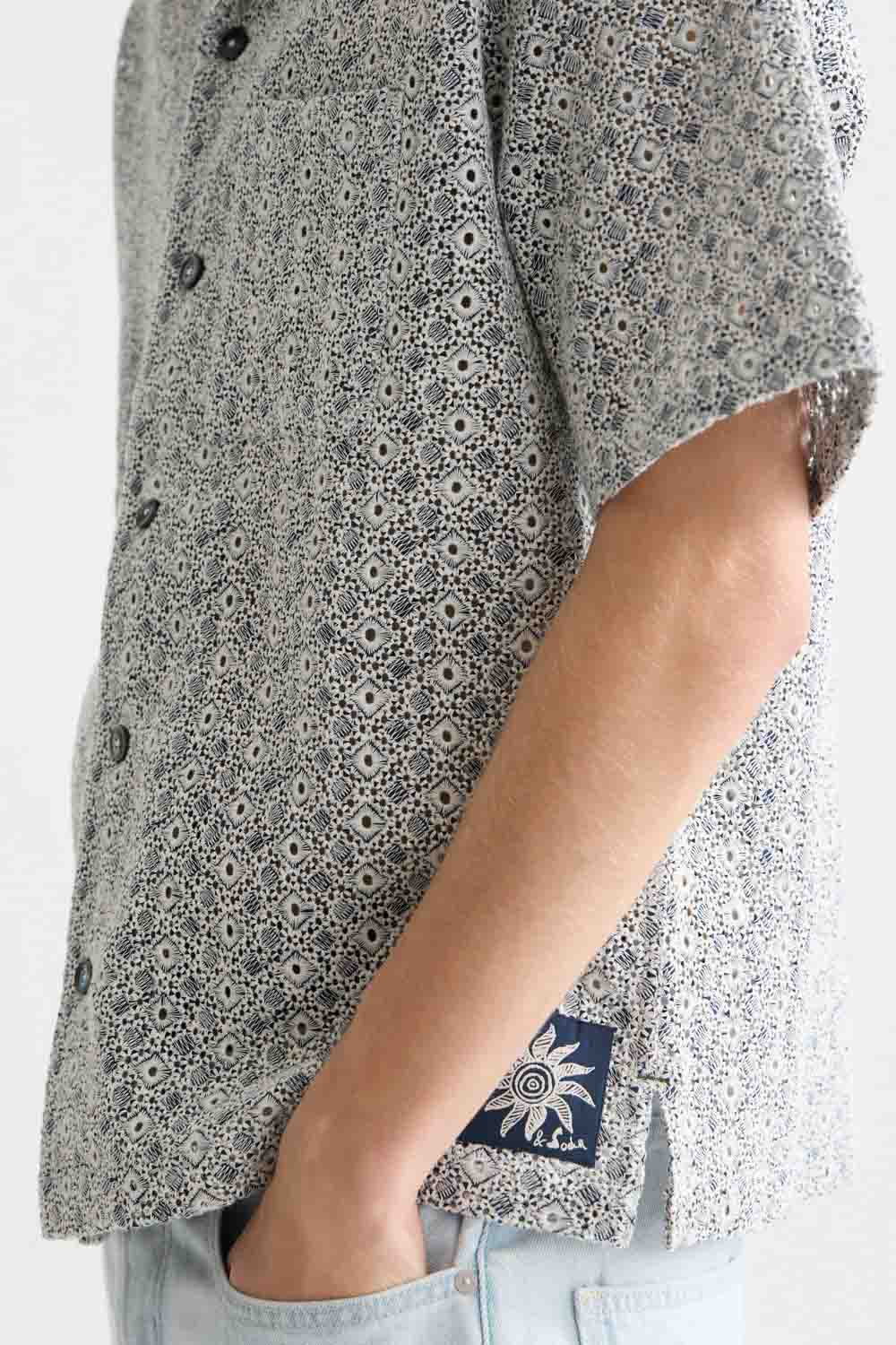 EMBROIDERED RELAXED SS Bright White