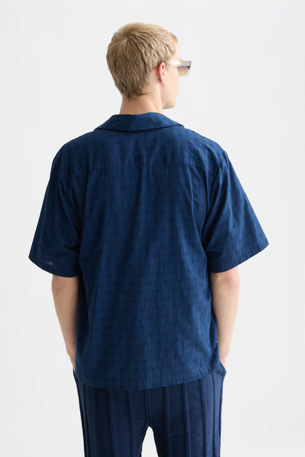 EMBROIDERED STRUCTURED SS Pageant Blue