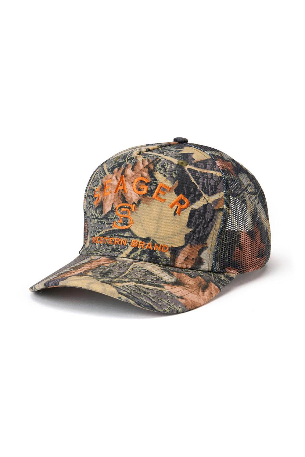 BRANDED TRUCKER SNAPBACK SJC Camo