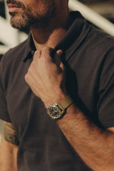 BASELINE POLO Asphalt Pique