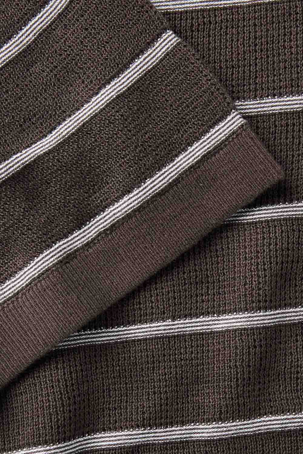 BRODY SWEATER TEE Espresso Stripe
