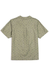 DAYTRIPPER SHIRT Tossed Motif Oil Green