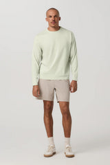 AIM E-WAIST SHORT Khaki Linen Texture