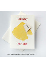 Fortune Bday Hangover Card