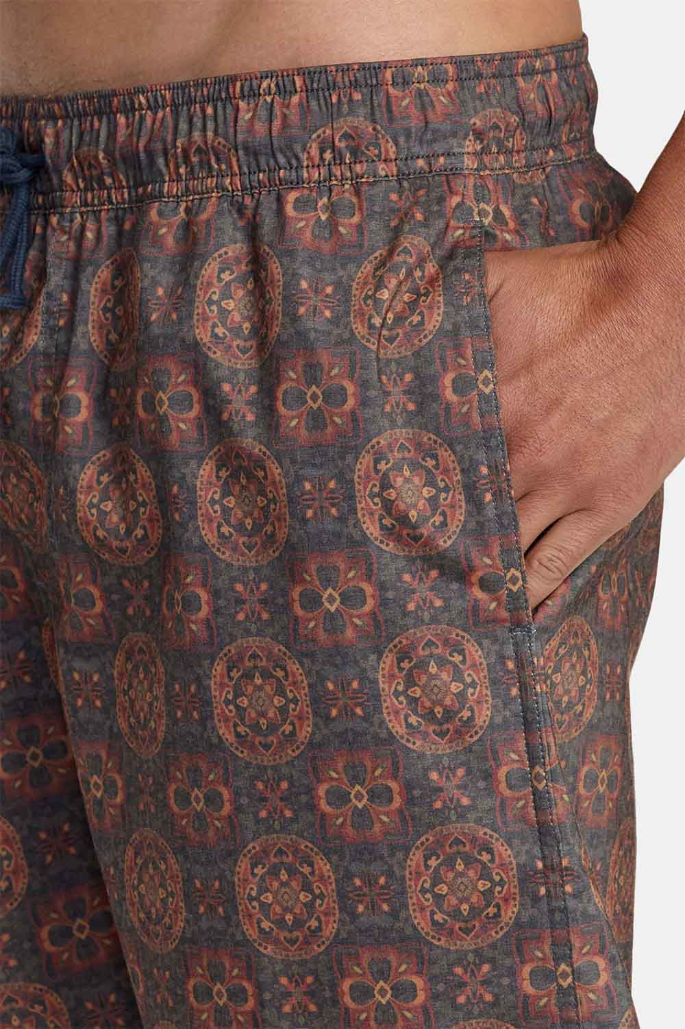 BARNES ELASTIC SHORT Red Earth