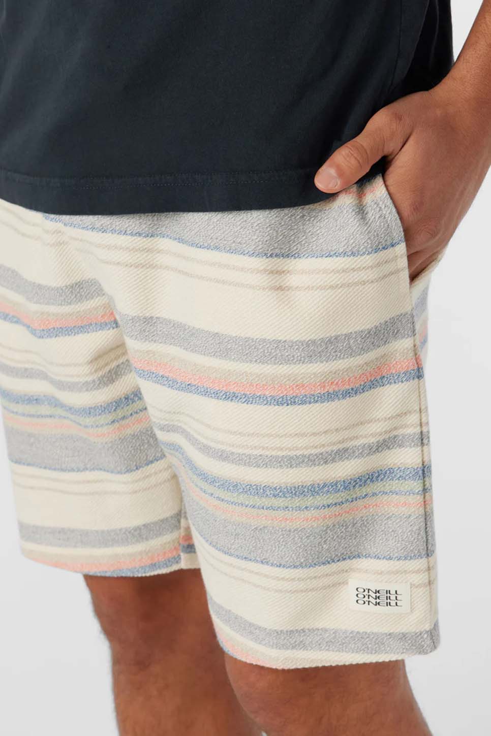 BAVARO STRIPE SHORT Cream 2